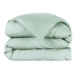 EMINZA Housse de couette percale de coton (200 x 200 cm) Cali Vert Eucalyptus New