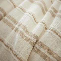 EMINZA Housse de couette réversible coton texturé et percale (200 x 200 cm) Alice Ficelle Clearance