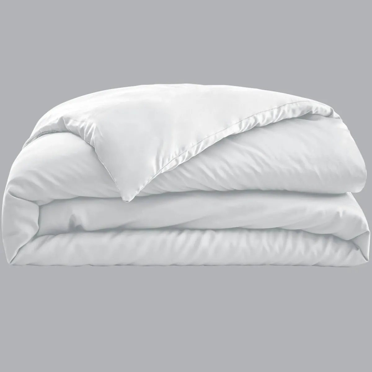 EMINZA Housse de couette satin de bambou (240 x 220 cm) Sienna chantilly Blanc Online
