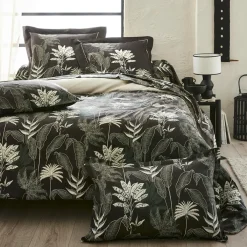 TRADILINGE Housse de couette satin de coton (240 x 220 cm) Cayenne e Noir Online