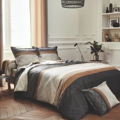 TRADILINGE Housse de couette satin de coton (260 x 240 cm) Tiago e Noir Clearance