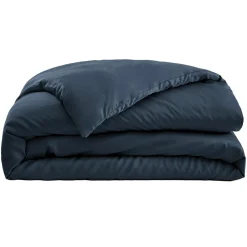 EMINZA Housse de couette satin de bambou (260 x 240 cm) Sienna Bleu nuit Outlet