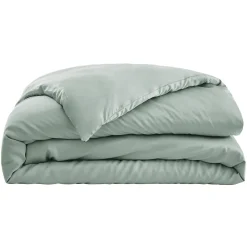 EMINZA Housse de couette satin de bambou (260 x 240 cm) Sienna Vert Eucalyptus Online