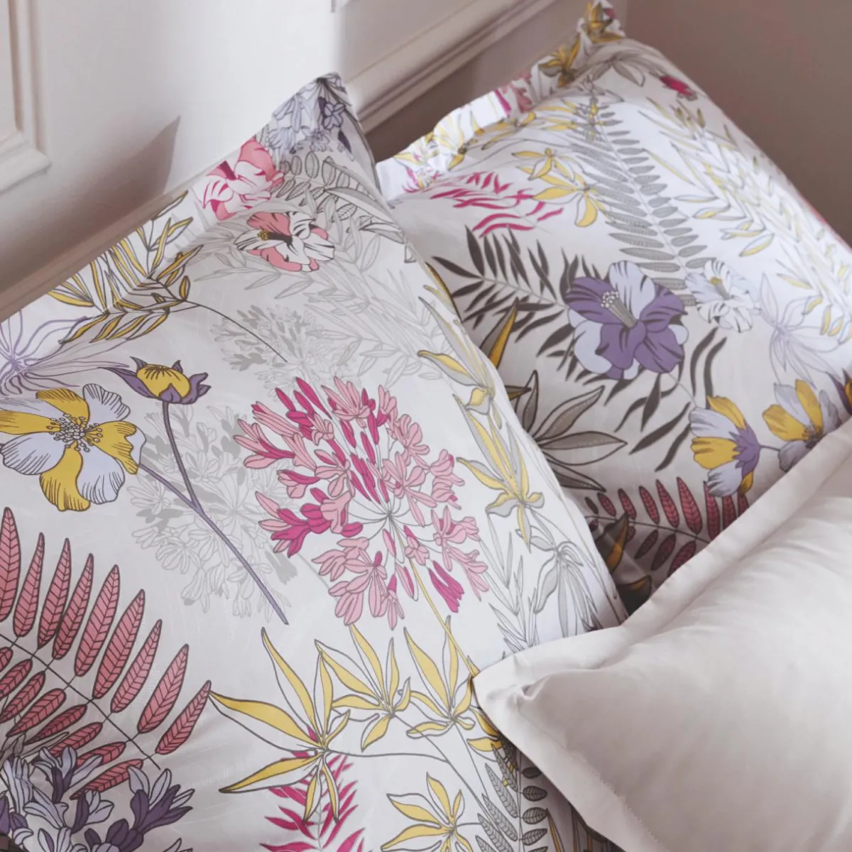 TRADILINGE Housse de couette satin de coton (200 x 200 cm) Anaïs Multicolore Clearance