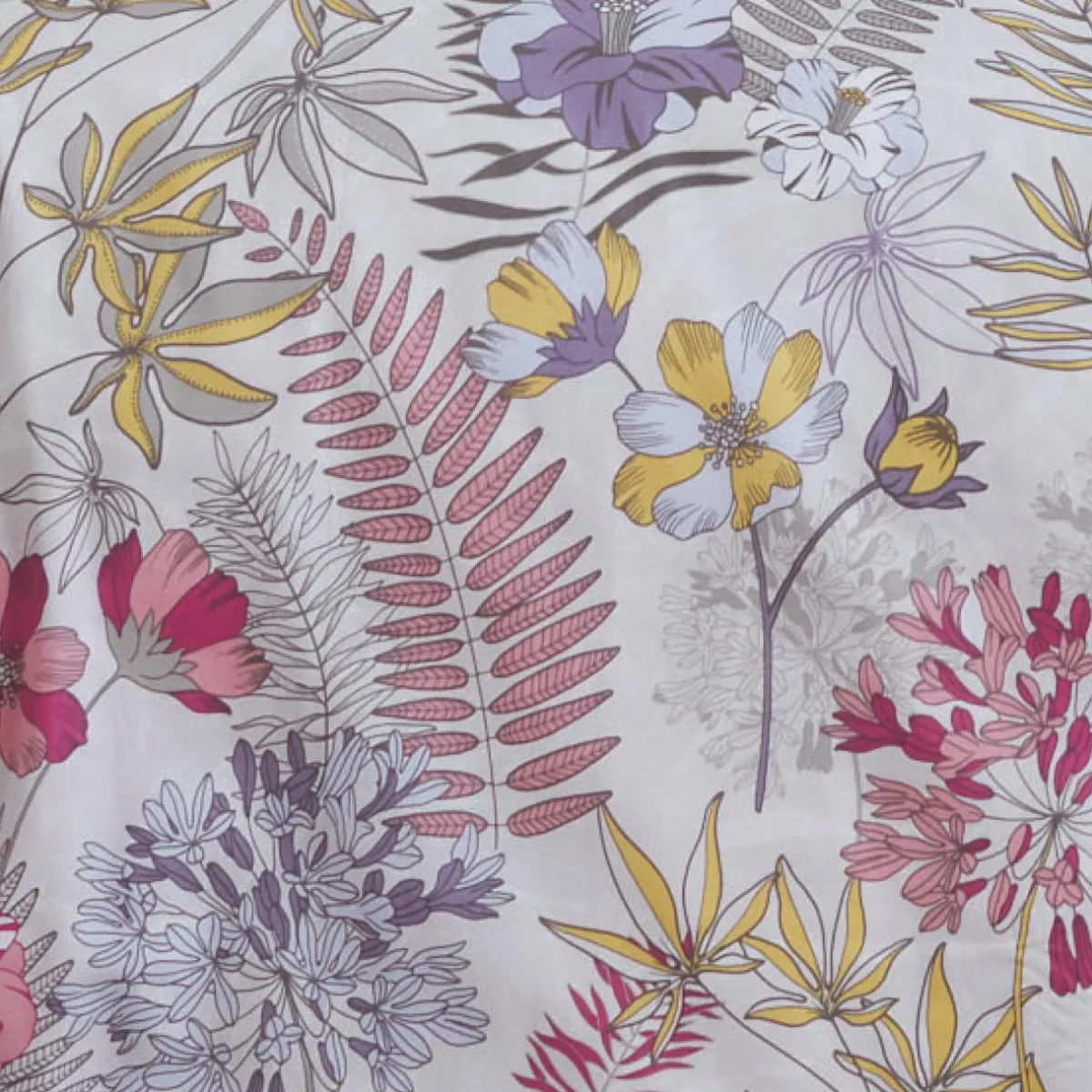 TRADILINGE Housse de couette satin de coton (280 x 240 cm) Anaïs Multicolore Clearance