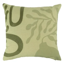 OSTARIA Housse de coussin carrée (40 x 40 cm) Botan e Vert Outlet