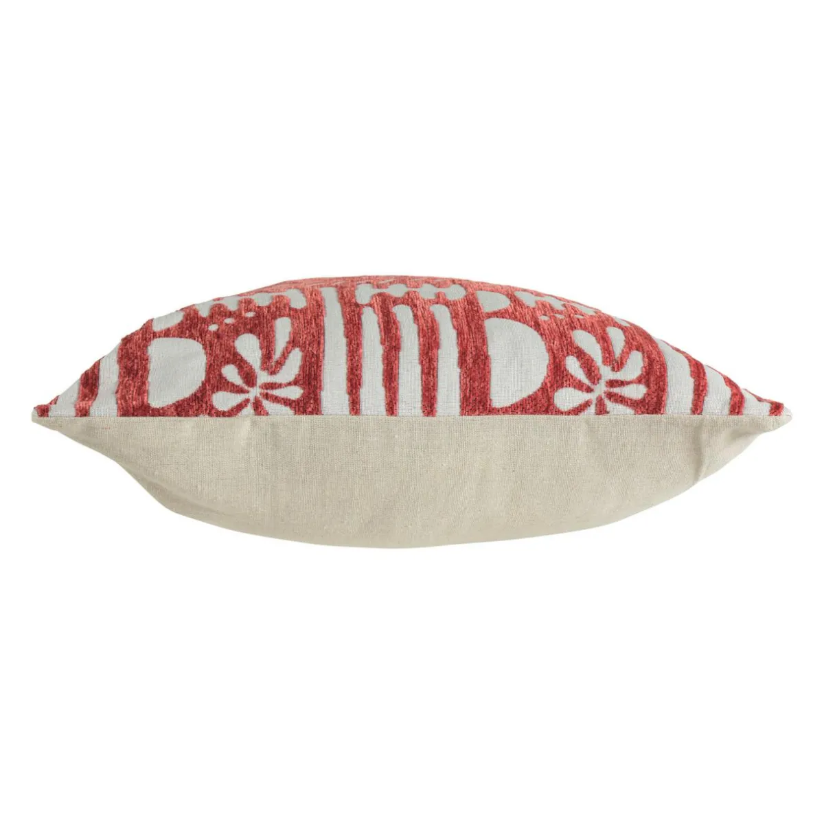 OSTARIA Housse de coussin carrée (40 x 40 cm) Egyp Rouge