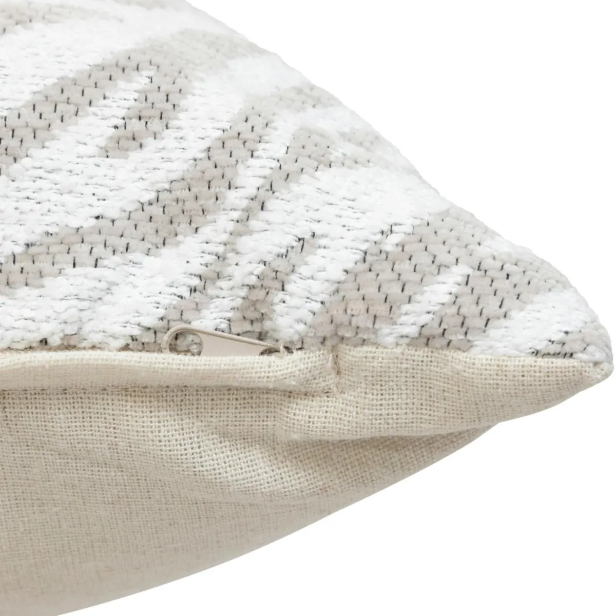 Atmosphera, cru017dateur d'intu017drieur Housse de coussin carrée (40 x 40 cm) Jeni Beige Online