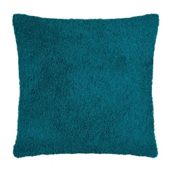STOF Housse de coussin carrée (40 x 40 cm) Montréal Bleu pétrole Sale