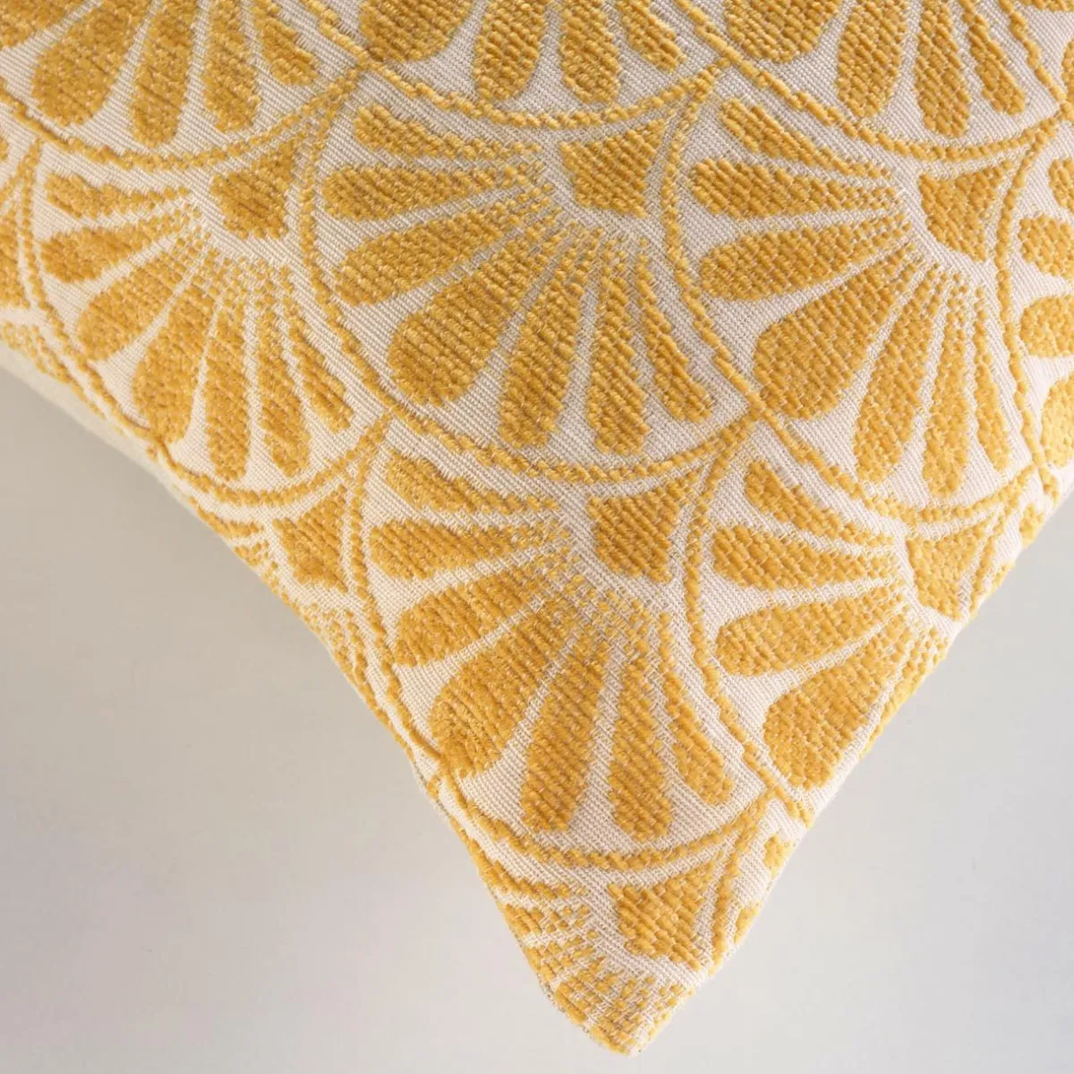 douceur d'intu017drieur Housse de coussin carrée (40 x 40 cm) Echo Jaune ocre New