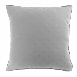 DOUCEUR D'INTERIEUR Housse de coussin carrée (60 cm) Mellow Chic e Gris Sale