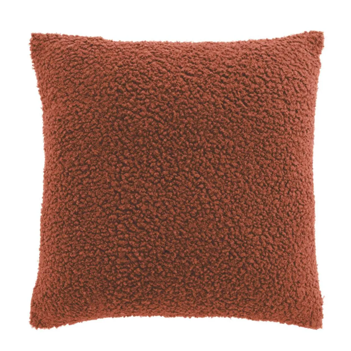 douceur d'intu017drieur Housse de coussin carrée (40 x 40 cm) Woolen Terracotta Online
