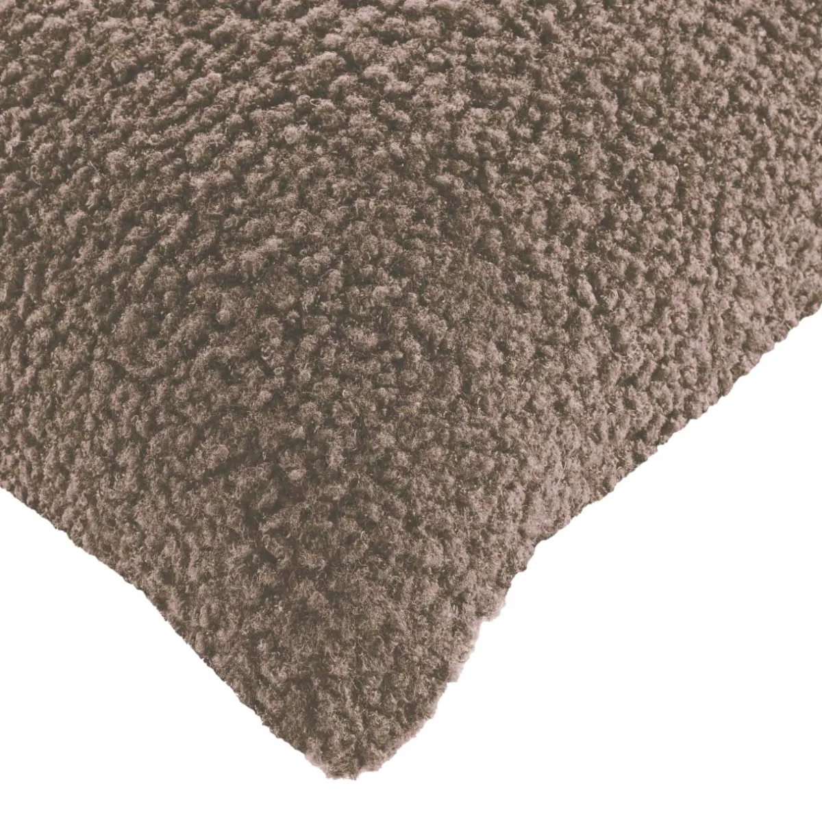 douceur d'intu017drieur Housse de coussin carrée (40 x 40 cm) Woolen Beige Hot