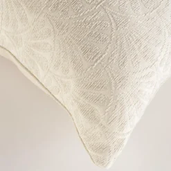 douceur d'intu017drieur Housse de coussin carrée (40 x 40 cm) Echo Ecru Outlet