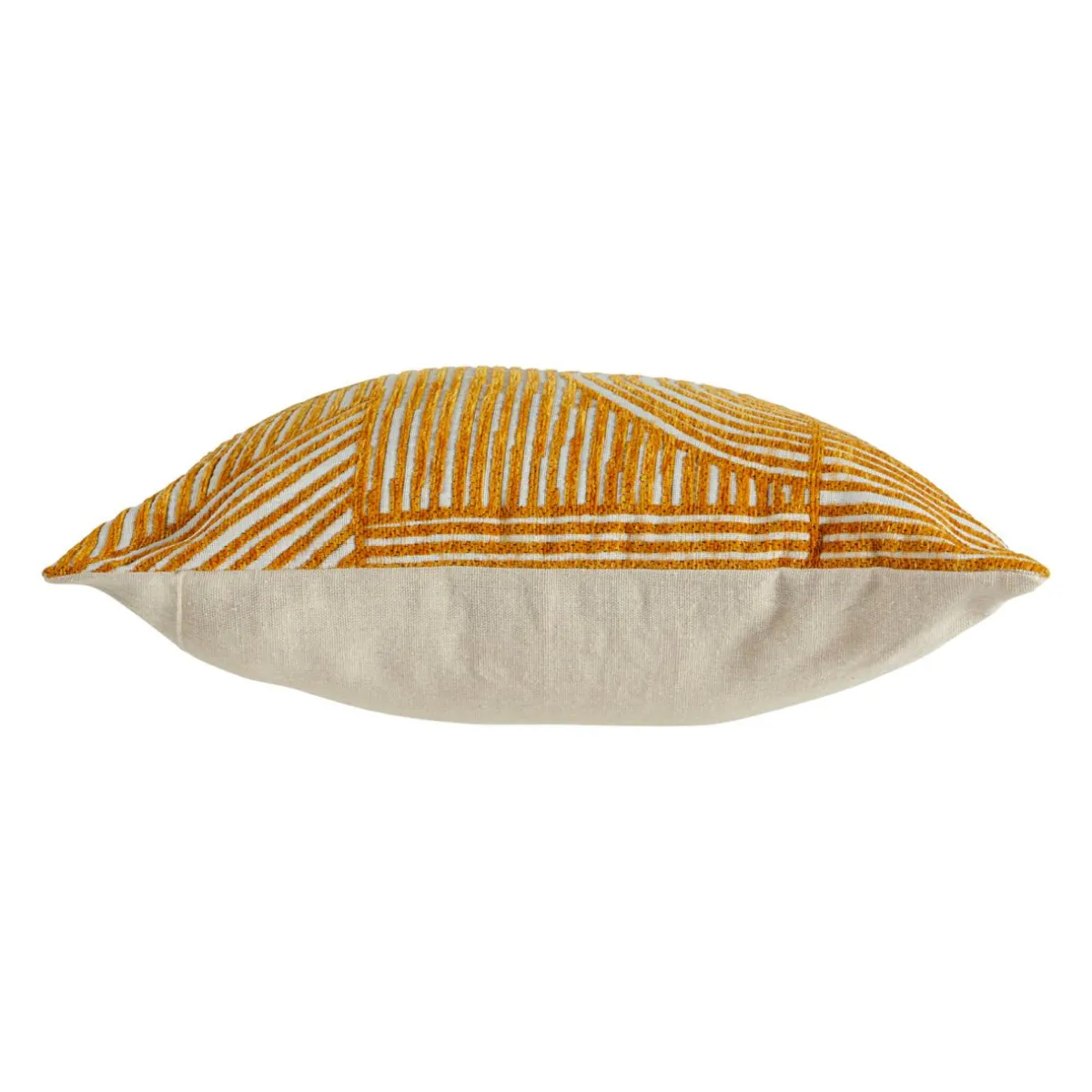 OSTARIA Housse de coussin carrée (40 x 40 cm) Saha Jaune Discount