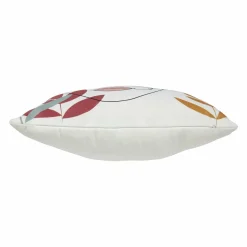 OSTARIA Housse de coussin carrée (40 x 40 cm) Visage Multicolore Blanc Online
