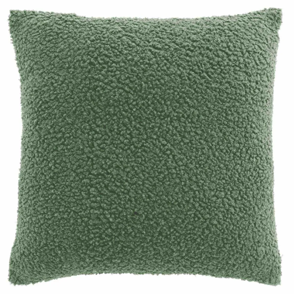 douceur d'intu017drieur Housse de coussin carrée (40 x 40 cm) Woolen sauge Vert Hot
