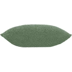 douceur d'intu017drieur Housse de coussin carrée (40 x 40 cm) Woolen sauge Vert Hot
