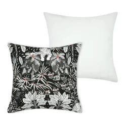 STOF Housse de coussin carrée coton (40 x 40 cm) Bengali e Noir Sale