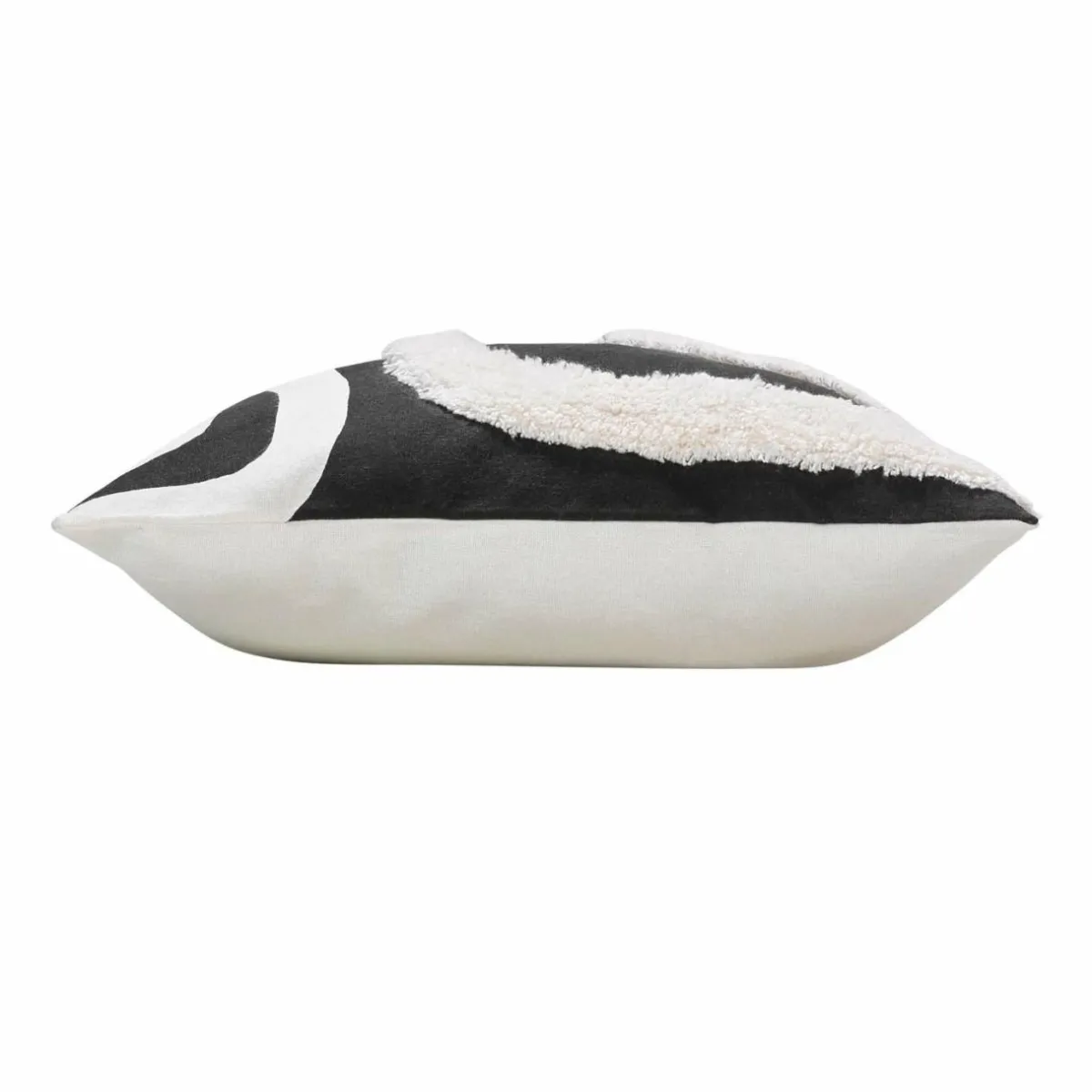 DOUCEUR D'INTERIEUR Housse de coussin carrée coton (40 x 40 cm) Mirade e Noir Outlet