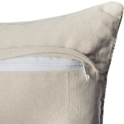 ATMOSPHERA Housse de coussin carrée coton (40 x 40 cm) Etnik Gris New