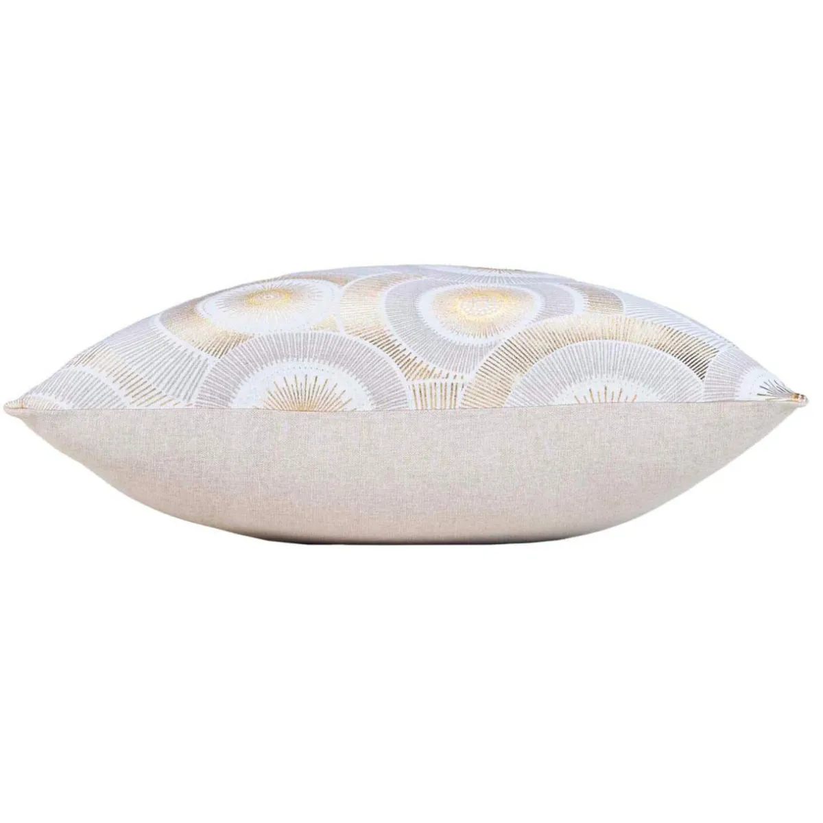 douceur d'intu017drieur Housse de coussin carrée coton (40 x 40 cm) Eclipse Écru Ecru Sale