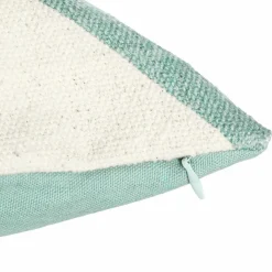 ATMOSPHERA Housse de coussin carrée coton (40 x 40 cm) Geom Or Discount