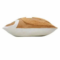 DOUCEUR D'INTERIEUR Housse de coussin carrée coton (40 x 40 cm) Mirade Camel Discount