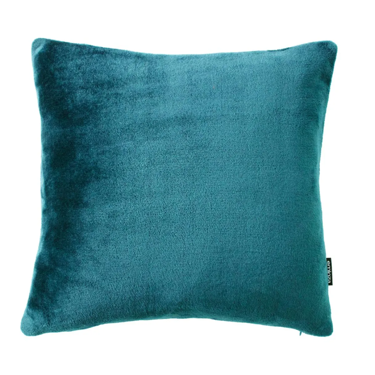EMINZA Housse de coussin carrée flanelle (60 x 60 cm) Didou Bleu canard Clearance