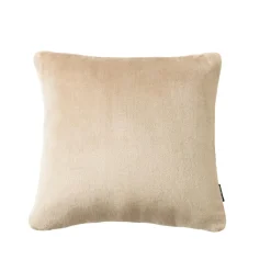 EMINZA Housse de coussin carrée flanelle (45 x 45 cm) Didou glacé Marron New