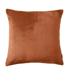 EMINZA Housse de coussin carrée flanelle (60 x 60 cm) Didou Cuivre Discount