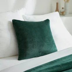 EMINZA Housse de coussin carrée flanelle (45 x 45 cm) Didou e Vert Online