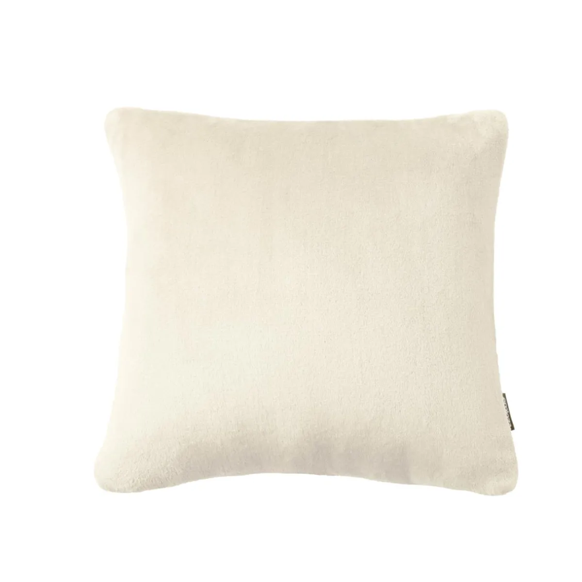 EMINZA Housse de coussin carrée flanelle (45 x 45 cm) Didou grège Beige Clearance