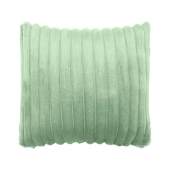 EMINZA Housse de coussin carrée flanelle (40 x 40 cm) Dune Vert sauge Sale