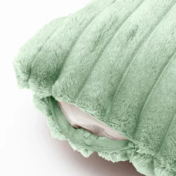 EMINZA Housse de coussin carrée flanelle (40 x 40 cm) Dune Vert sauge Sale