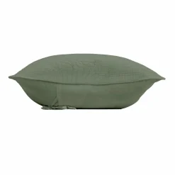 DOUCEUR D'INTERIEUR Housse de coussin carrée microfibre (40 x 40 cm) Palombine Vert kaki Online