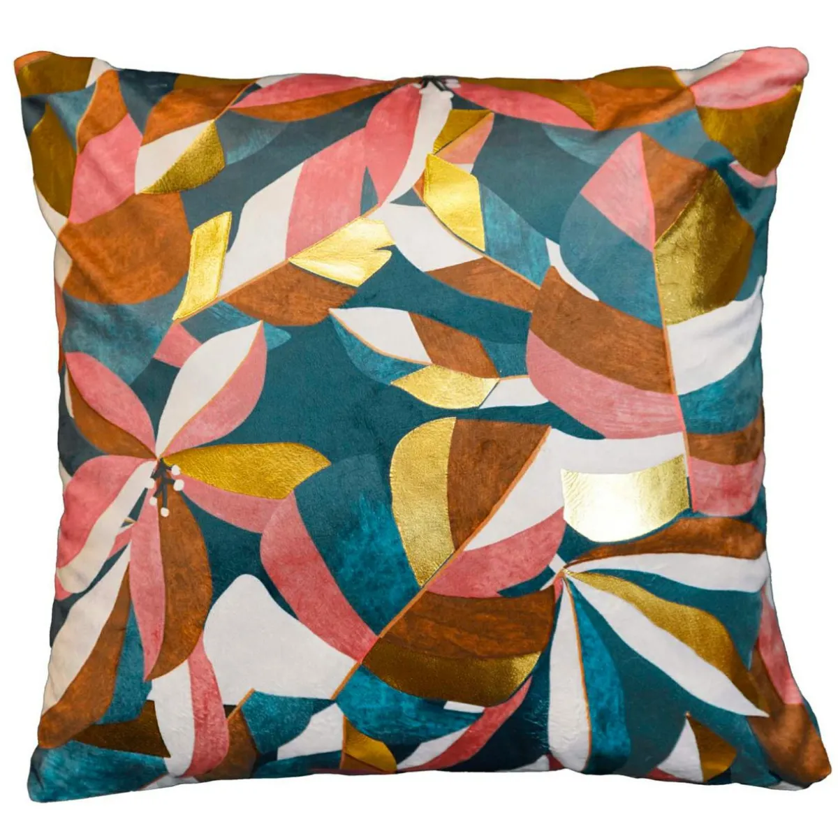douceur d'intu017drieur Housse de coussin carrée velours (40 x 40 cm) Rosia Multicolore Sale