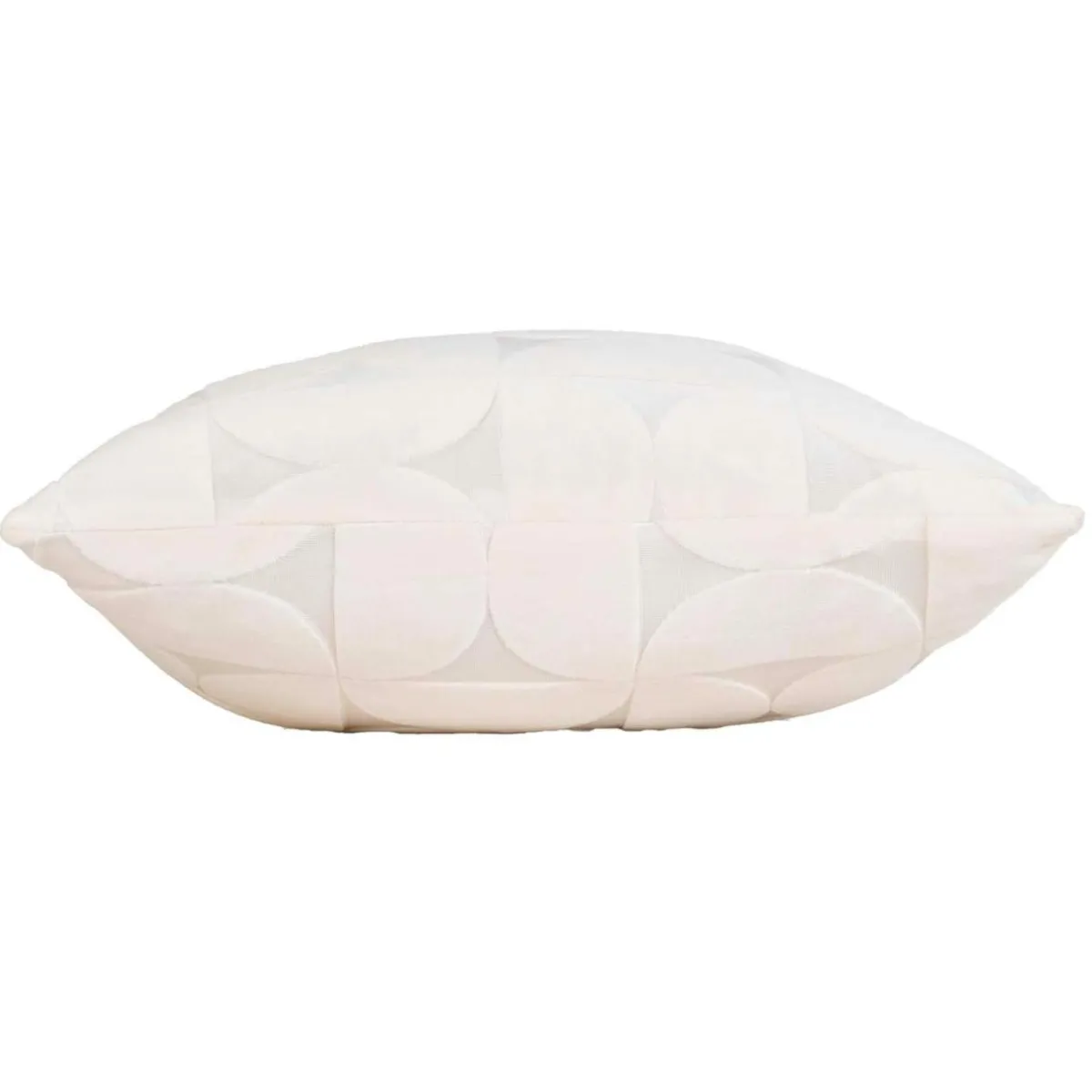 douceur d'intu017drieur Housse de coussin carrée velours (40 x 40 cm) Curly Ecru Best