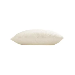 douceur d'intu017drieur Housse de coussin carrée velours (40 x 40 cm) Circles Ecru Sale
