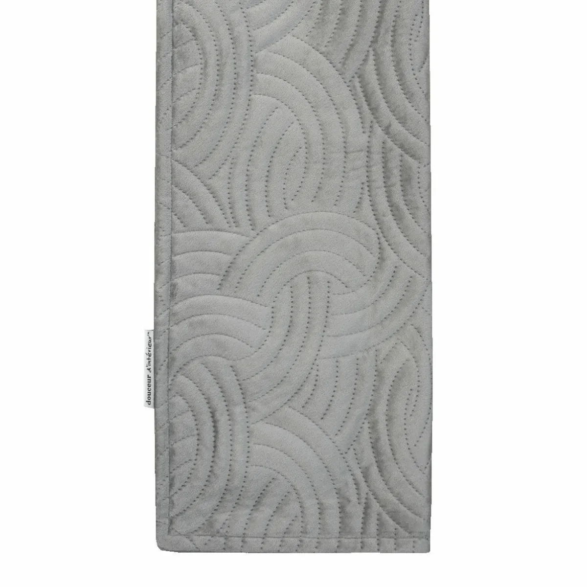DOUCEUR D'INTERIEUR Housse de coussin carrée velours (60 x 60 cm) Solange e Gris Online