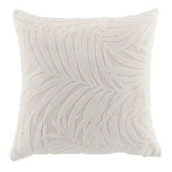 douceur d'intu017drieur Housse de coussin carrée velours (40 x 40 cm) Natureo Ecru Clearance