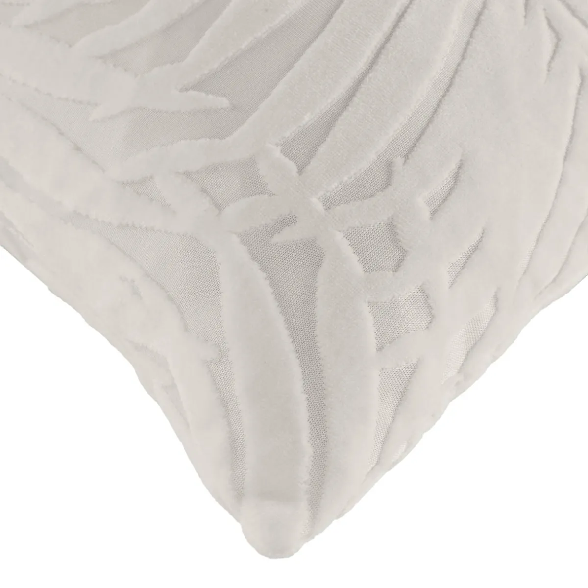 douceur d'intu017drieur Housse de coussin carrée velours (40 x 40 cm) Natureo Ecru Clearance