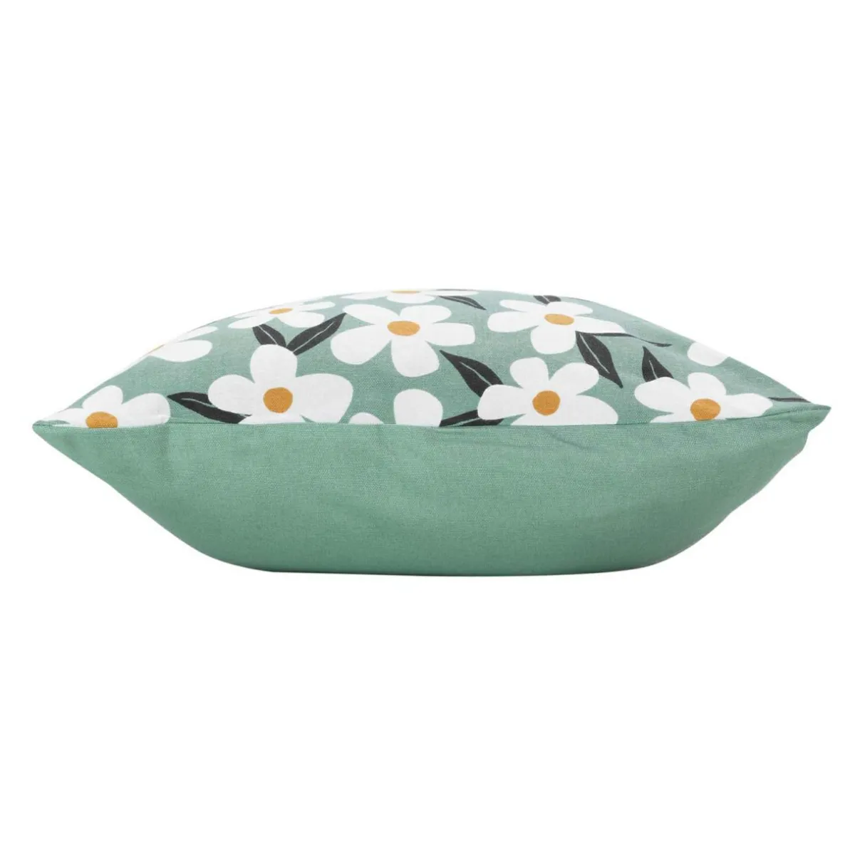 DOUCEUR D'INTERIEUR Housse de coussin coton (40 x 40 cm) Darcy Vert sauge New