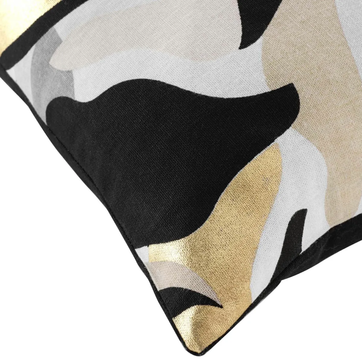 DOUCEUR D'INTERIEUR Housse de coussin coton (40 x 40 cm) Yeliz Or Sale