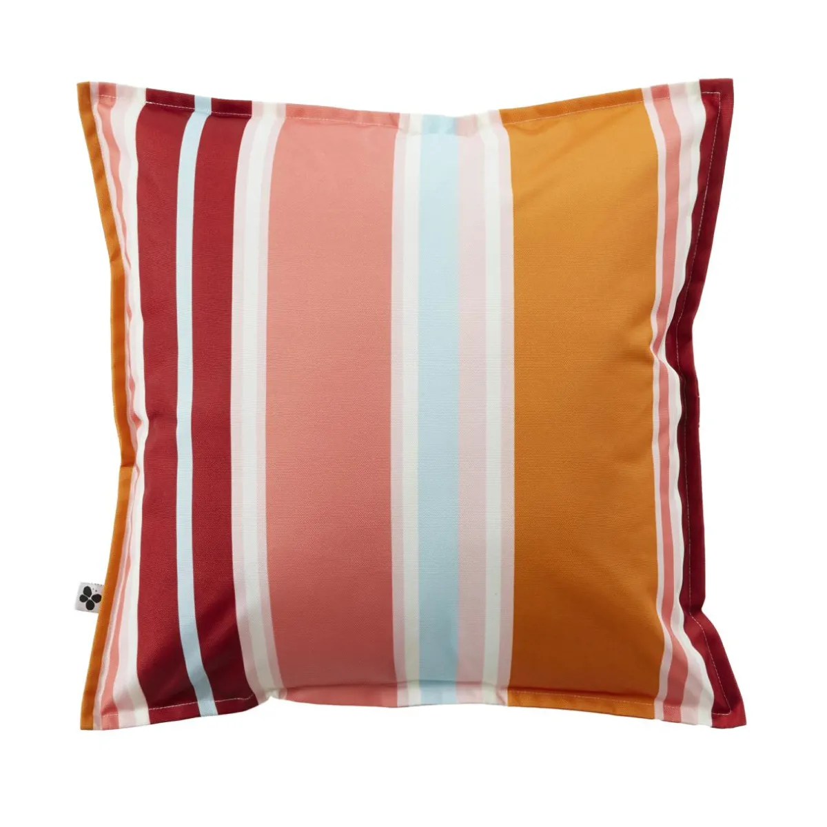 L'effet papillon Housse de coussin extérieur carrée (45 x 45 cm) Bianca Orange Hot