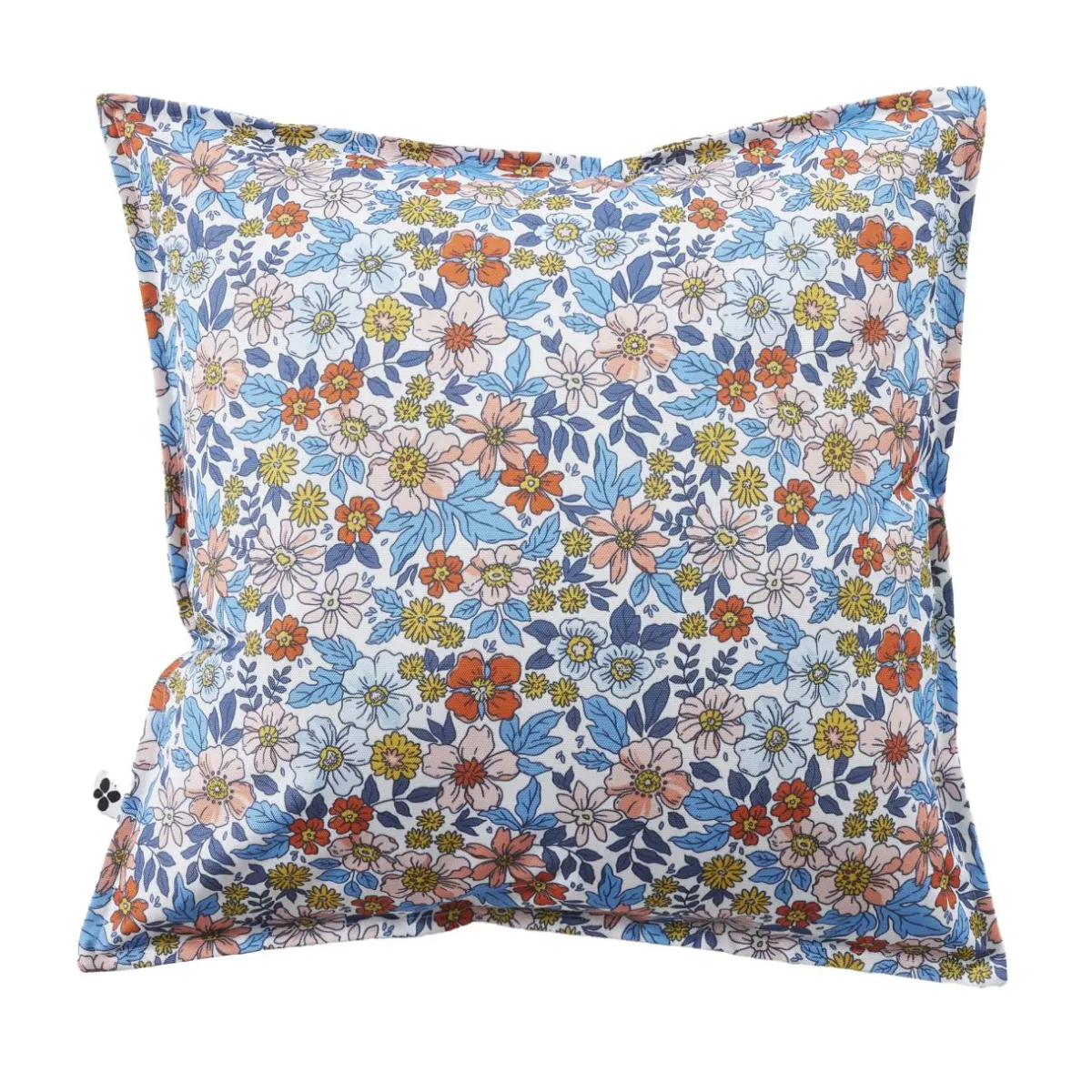 L'effet papillon Housse de coussin extérieur carrée (45 x 45 cm) Danaé Multicolore Sale