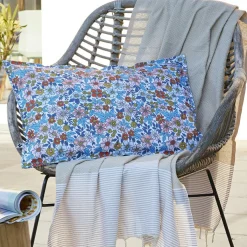 L'effet papillon Housse de coussin extérieur rectangulaire (40 x 60 cm) Danaé Multicolore Online