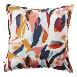 L'effet papillon Housse de coussin extérieur carrée (60 x 60 cm) Julianne Multicolore Outlet