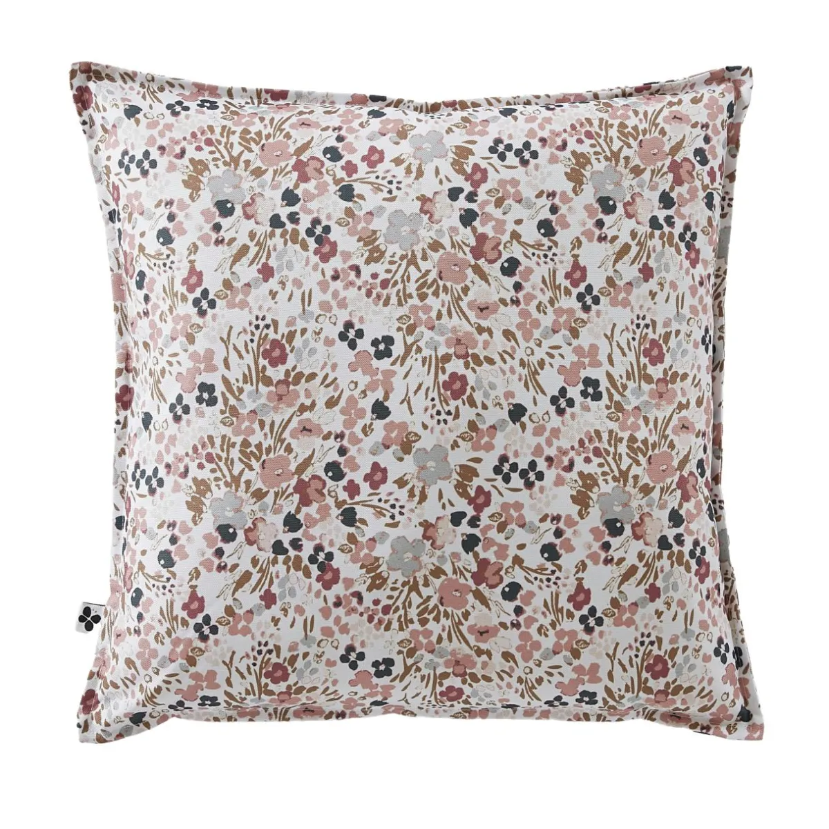 L'effet papillon Housse de coussin extérieur carrée (45 x 45 cm) Capucine Beige Discount