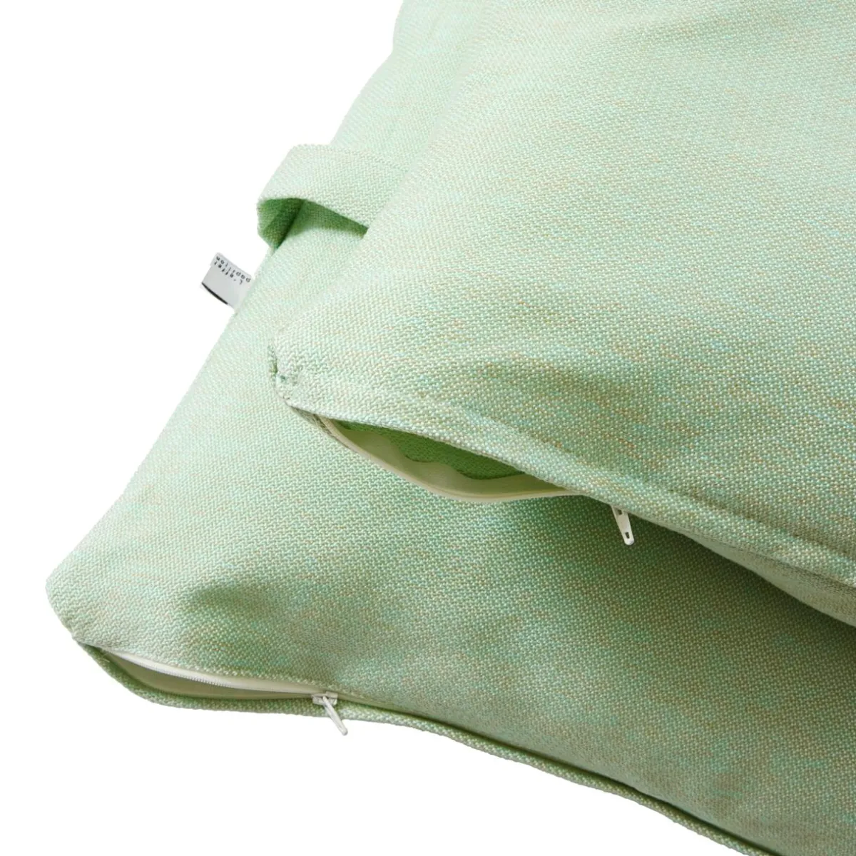 L'effet papillon Housse de coussin pour bain de soleil (190 x 70 cm) Naia Vert caraïbes Vert d'eau Hot